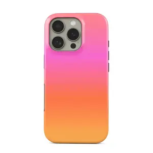 Sunset Club Gradient Phone Case, Ombre Sunset Club Case,Sunset Gradient in Beach Aesthetic Colors Phone Case