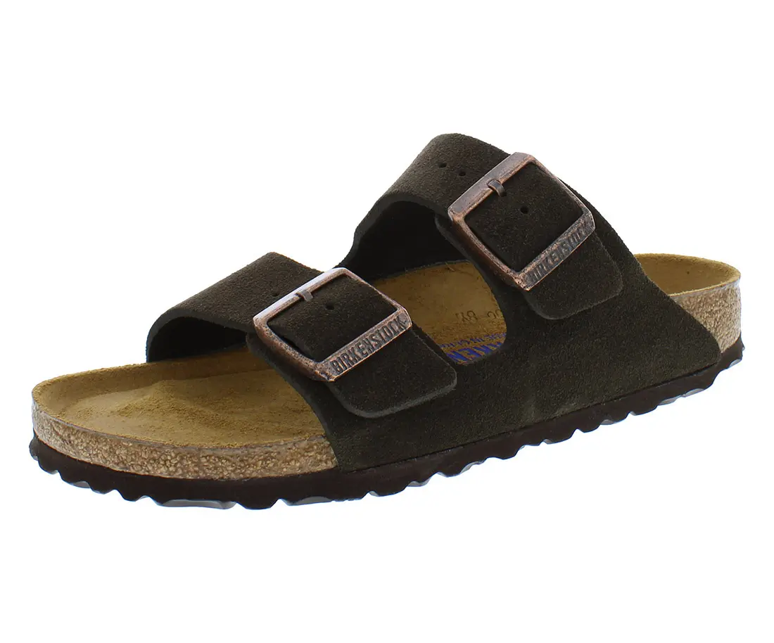 Birkenstock Arizona BS Narrow Open-Toe Slip-On Unisex Flat-Heel Sandals, Casual Everyday Men's Shoes