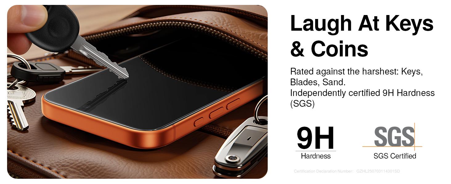 【SmartPull Box】2 Pack SmartDevil HD Clear Screen Protector for iPhone 17promax/17pro/16promax/15/14/13series Tempered Glass, bubble-free Military-Grade Shatterproof Protection, 9H Hardness, Fast&Easy Installation, Scratch Resistant, Anti-Spy Privacy Film