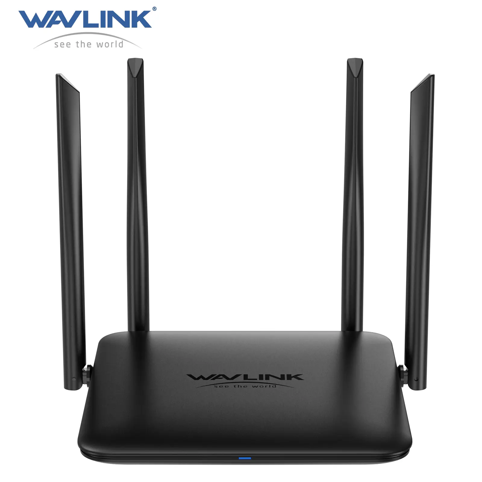 WAVLINK AC1200 Dual-Band WiFi Router – Gigabit Long-Range Multi-Channel Router for Home & Gaming, 1 x 10/100/1000Mbps WAN Port, 2 x 10/100/1000Mbps LAN Ports, Supports MU-MIMO Beamforming, LNA+PA, IPv6, Dual-Band Routers, Long-Range Routers