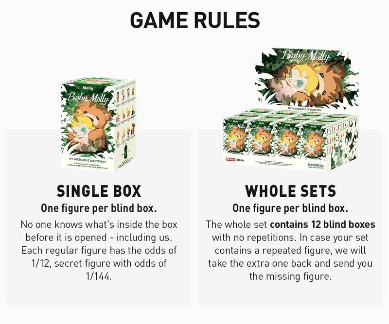 POP MART Baby Molly My Huggable Discovery Series Figures