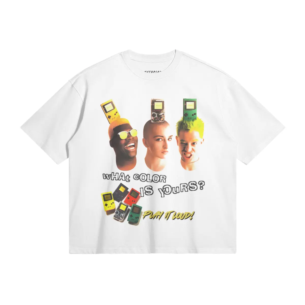 Retro Gameboy Ad Boxy T-Shirt
