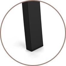 VINGLI Outdoor Metal Garden Bench with PVC Back Pattern, Black Steel Welcome Bench for Patio, Porch, Deck, Yard, Lawn Decor Entryway