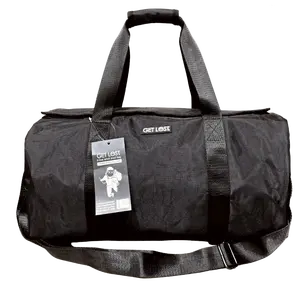Get Lost Premium Lockable Duffle Bag – Odor-Resistant Travel & Storage Bag (Black)