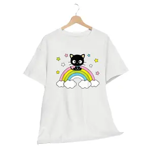 Starry Rainbow Chococat T-Shirt – Fun and Vibrant Casual Wear