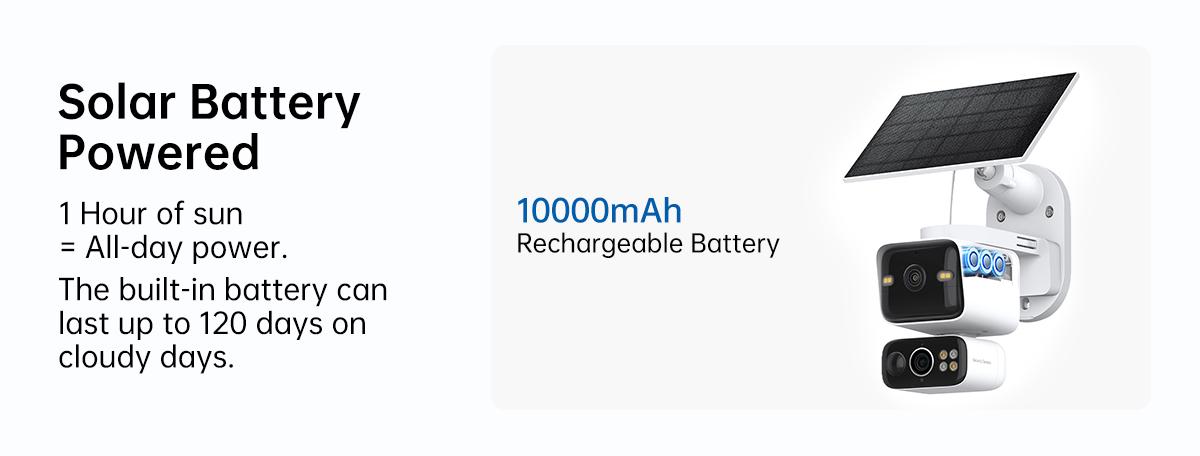 TP-Link & Tapo C645D KIT Dual Lens Pan/Tilt Security Battery Camera Wireless w/Solar Panel, 2K 3MP 165° Wide-Angle + 6mm Telephoto, Free Person/Vehicle Detection, 360° Pan, SD/Cloud Storage, Works w/Alexa & Google TP-Link & Tapo C645D KIT Dual Lens Pan/Tilt Security Battery Camera Wireless w/Solar Panel, 2K 3MP 165° Wide-Angle + 6mm Telephoto, Free Person/Vehicle Detection, 360° Pan, SD/Cloud Storage, Works w/Alexa & Google