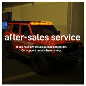 Solar Car Roof RGB Strobe Light With Remote Control Cab Signal Lamp Wireless Vibration & Constant-on Modes No Punch LED Truck Pickup Warning Lights for Camping Enhanced Night Visibility & Interior Lighting