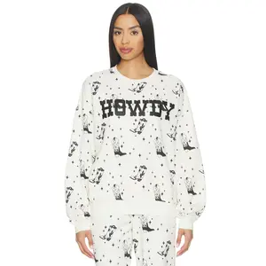 BEACH RIOT Devyn Oversized Sweater in Howdy Boots