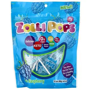 Zollipops The Clean Teeth Pops, Blue Raspberry, 3.1 oz (88 g)