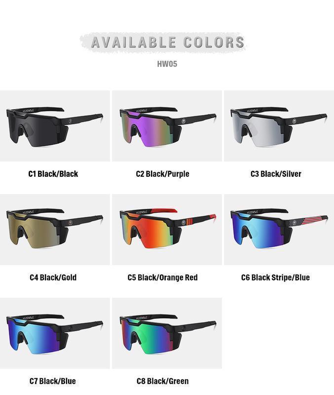 Heatwaves ANSI Z87+ Safety Polarized Sunglasses Visual Future Tech  Lazer Face Stars & Stripes SOCOM cases sunglasses for men & sunglasses for women cross-border Aviator Ultra Black glasses case square conjoined men women UV400 Back to school glasses case