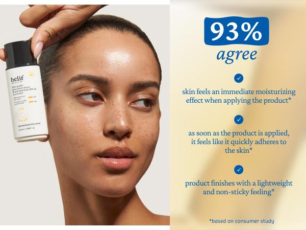 belif Dew Guard Vitamin C Glow Tint SPF 40 - Niacinamide, Hyaluronic Acid, Glow Booster + Serum + UVA/UVB Protection, Korean Tinted Moisturizer, 1.69 fl. oz