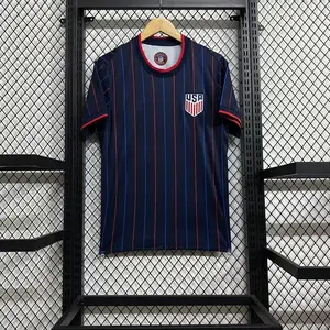 USA Home & Away Soccer Jersey 2025-2026 Set Navy/White Fan Style Collection with Stripe & Star Pattern for Home and Away Games volleyball shirts oilers jersey