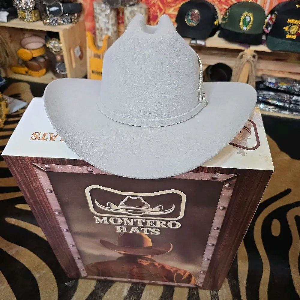 Texana Montero 100X, Sinaloa-Style Gray Outerwear