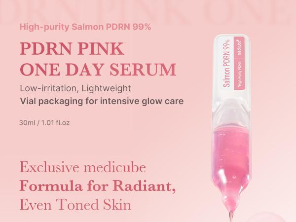 [medicube] PINK Salmon DNA SET | PDRN Pink Toner + PDRN Pink Peptide Serum + PDRN Pink One Day Seum + PDRN Pink Collagen Capsule Cream + PDRN Pink Collagen Gel Mask