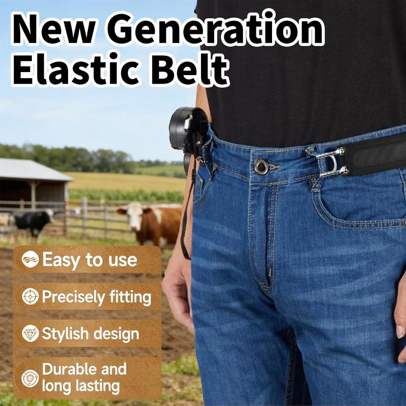 2PCS Buckleless Belt Men, No Buckle Belts for Men, Buckleless Belt Hook, Easy To Use, Valentine's Day gift  for Work & Edc,Gift for Men & Women