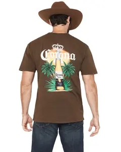 Corona Men's Bottle Sunset Short Sleeve Graphic T-Shirt - 35-722-196
