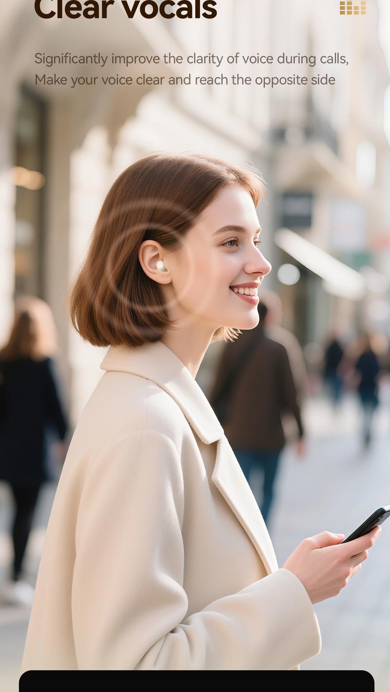 CHENRUIDA 2 Pairs Mini Bluetooth Earbuds, Nearly Invisible Sleep Headphones Set, 360° Surround Sound Experience, Superior Battery Life, with Portable Charging Case, Perfect for Sleeping, Sports, Studying and Relaxing