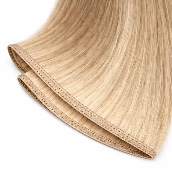 100% Single Donor Human Hair Bundles, Machine Weft Color 18, Natural Straight Wooden Hair Extensions for Brides, High Quality, Natural Finish, No Frizz, Straight Hair, Body Wave