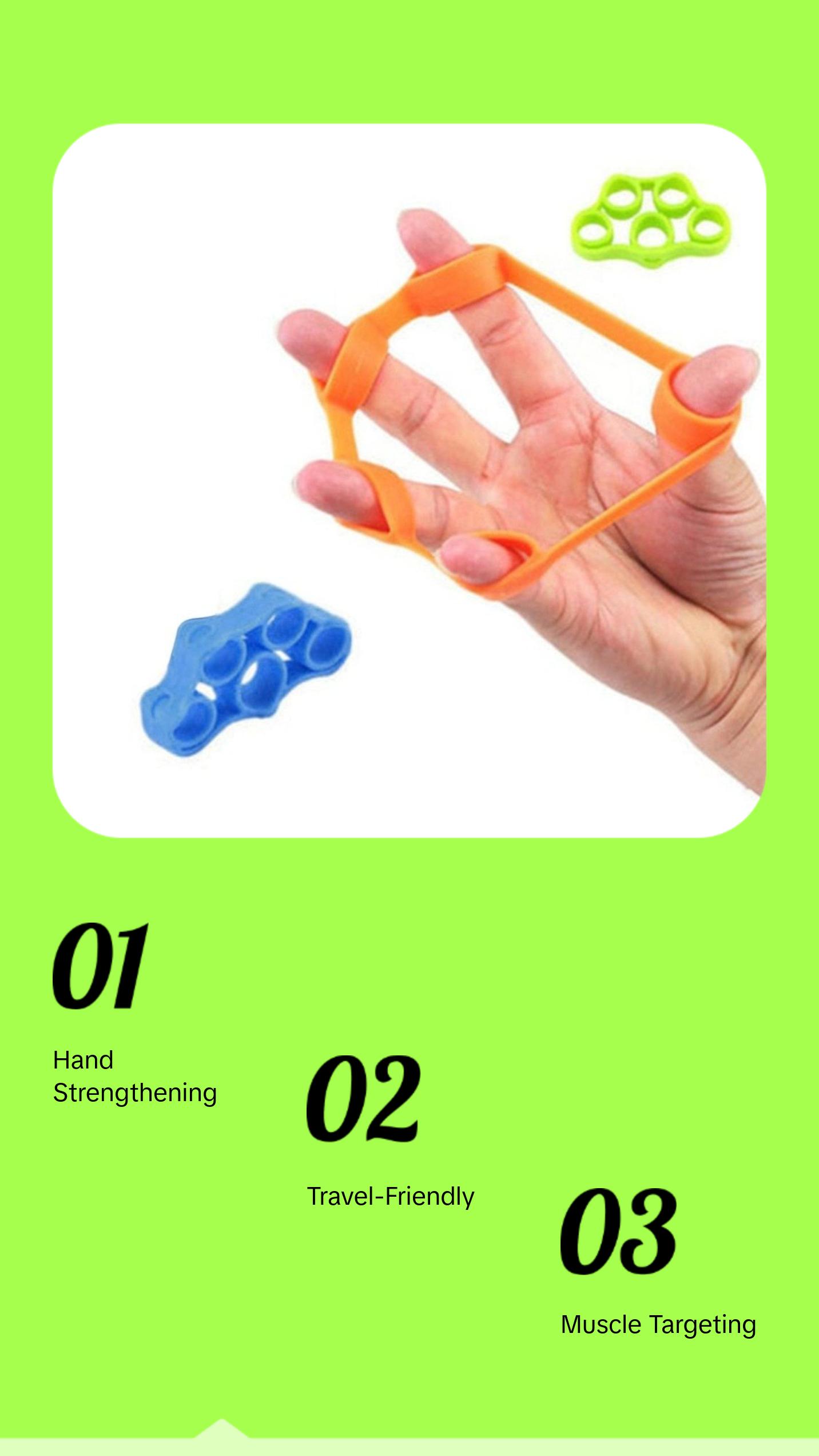 Silicone Resistance Extensor Trainer for Hand and Forearm Strength