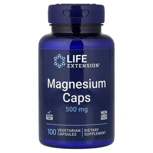 Life Extension Magnesium Caps , 500 mg, 100 Vegetarian Capsules