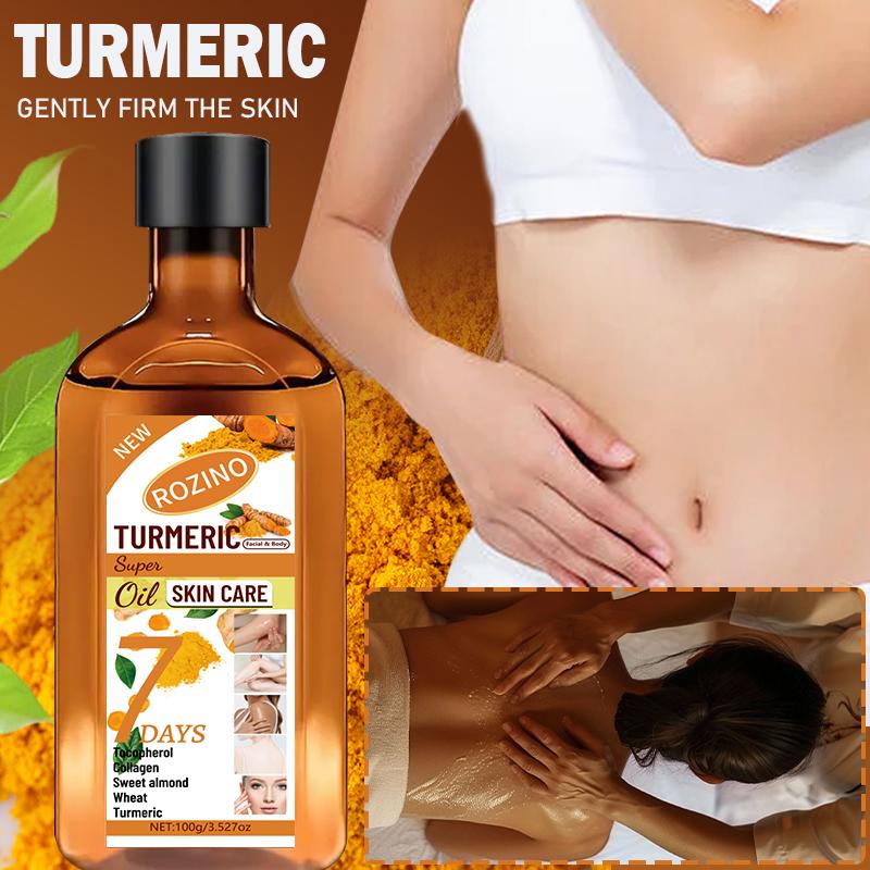 Rozino Turmeric Oil Super Skin Care Formula 100g Unisex 7 Days Benefits for Skin Health Natural Ingredients