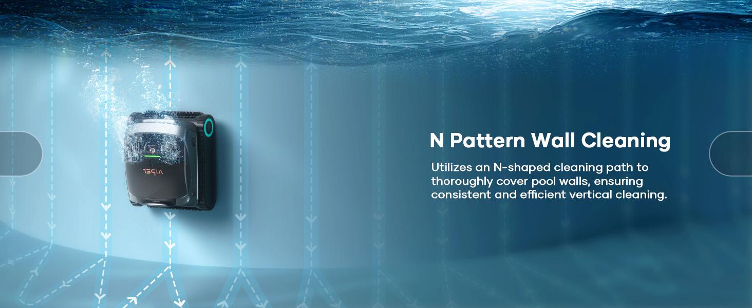 AIPER Scuba X1 Cordless Robotic Pool Cleaner, 6600 GPH High-Power Suction, Horizontal Waterline Scrubbing, Upgraded Cross Pattern Smart Navigation, Ideal for Inground Pools up to 2,150 sq.ft AIPER Scuba X1 Cordless Robotic Pool Cleaner, 6600 GPH High-Power Suction, Horizontal Waterline Scrubbing, Upgraded Cross Pattern Smart Navigation, Ideal for Inground Pools up to 2,150 sq.ft