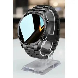 FILIEKEU Black Stainless Steel Smart Watch with Bluetooth Calling & 1.3" Touch Screen | Selected by Blue Coil Tech