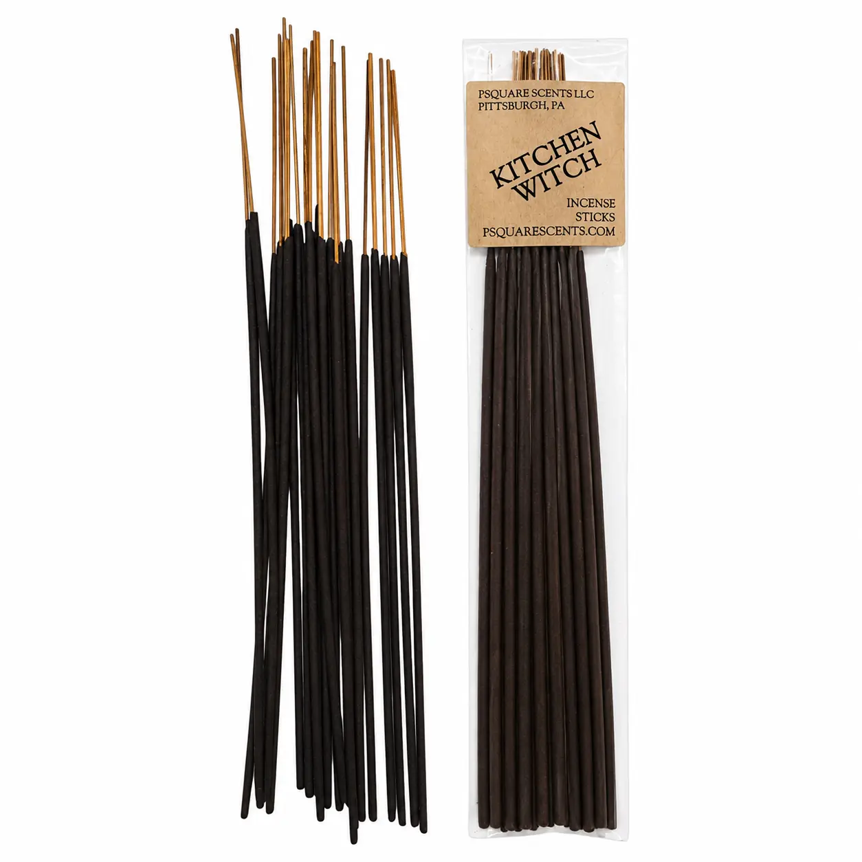 Kitchen Witch Incense Sticks | Hand-Dipped Coffee & Spiced Herb Incense | Cozy Home Fragrance