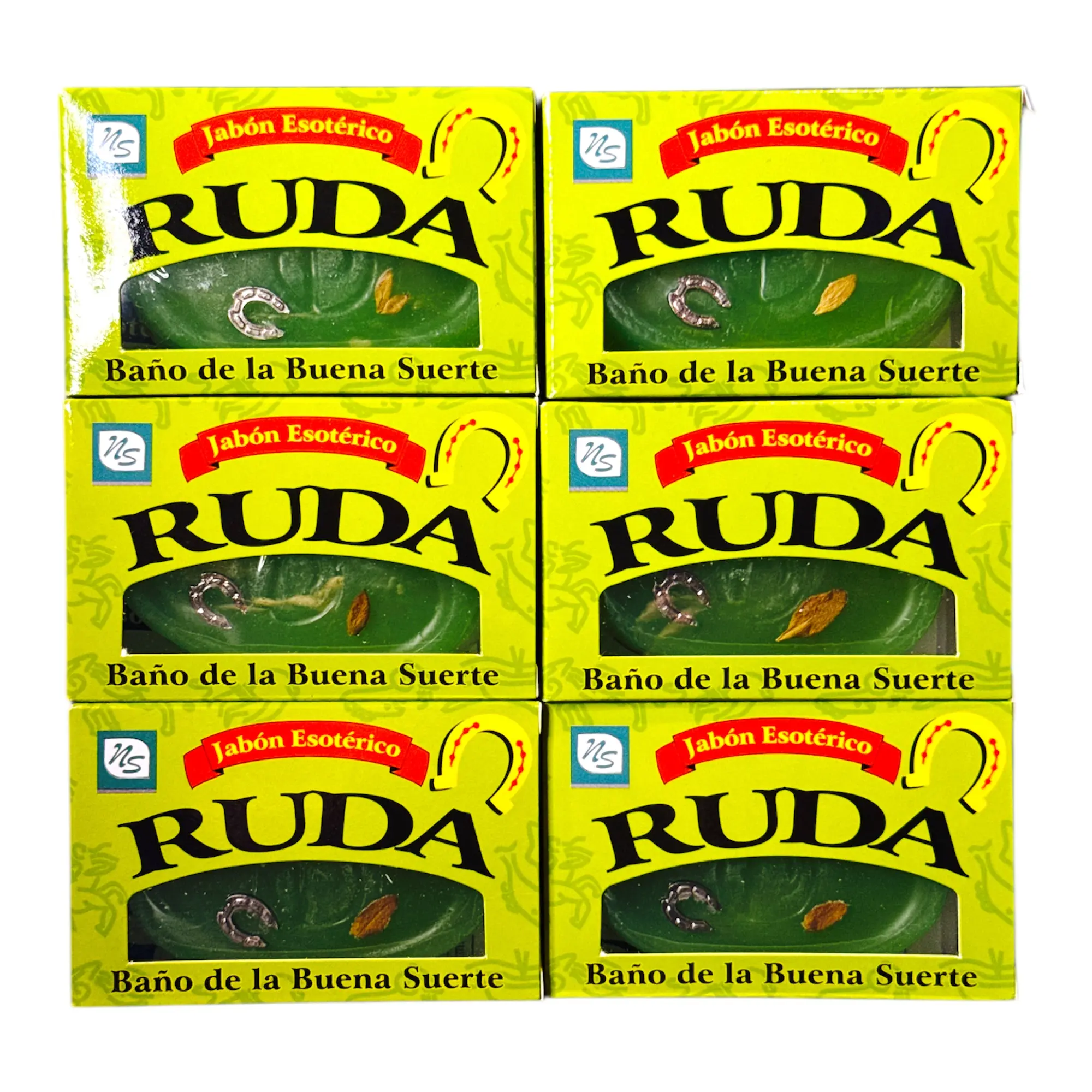 Garden Rue Soap - Jabon De Ruda Bar Soap (Esoteric Rue Soap) - |6 PACK|