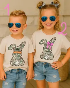 YOUTH Easter Egg Hunter Camo Bunny shirt, country boy clothes, toddler boy clothing, boy clothes, hunting lover