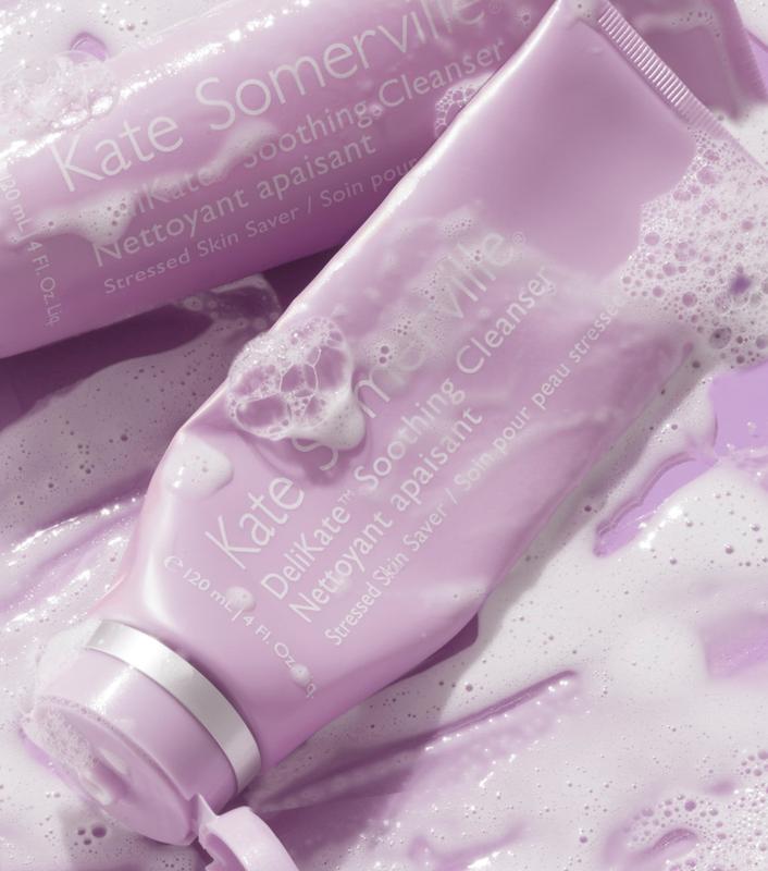 Kate Somerville DeliKate Soothing Cleanser - 100ml Calming Formula with Peptides, Ceramides & Botanicals for Skin Irritation Relief