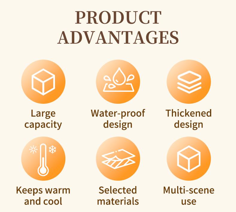 17L Large Capacity Picnic Backpack，Women's Insulated Lunch Backpack，Men's Waterproof Hiking Backpack Cooler Soft Cooler Bag for Picnic Camping