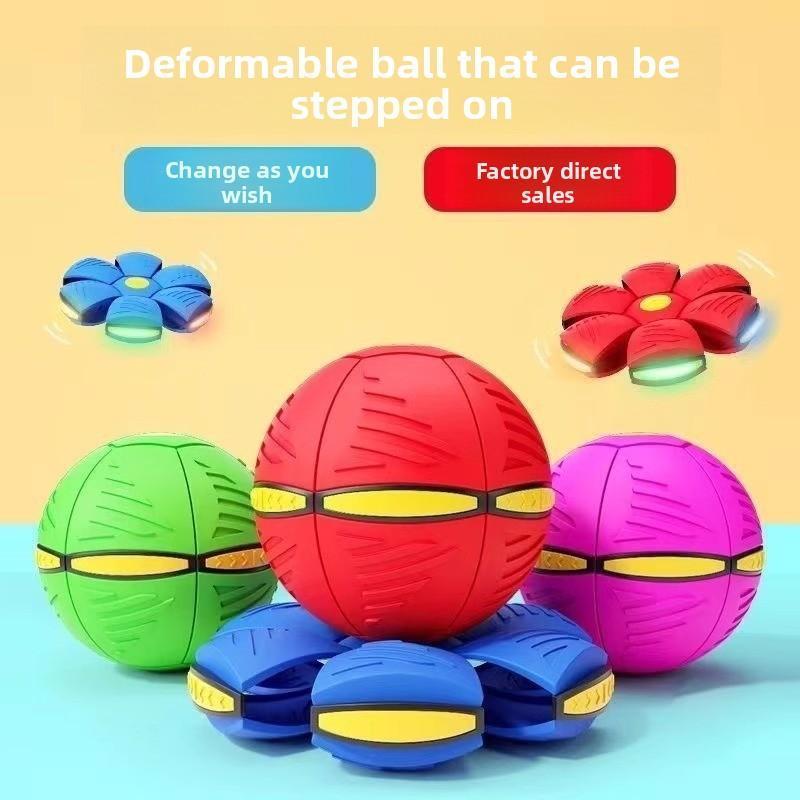 LibLibai Optional 2-piece Flying Saucer Deformation Ball Set - Bouncy & Stomp Balls with Transforming Disc - 14cm Thickened Upgrade for Outdoor Play - Educational Parent-Child Interaction Toy - Ideal Christmas Gift LibLibai Optional 2-piece Flying Saucer Deformation Ball Set - Bouncy & Stomp Balls with Transforming Disc - 14cm Thickened Upgrade for Outdoor Play - Educational Parent-Child Interaction Toy - Ideal Christmas Gift