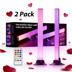 Valentine's Day RGB Smart LED Bar Light, App & Remote Control Ambient Desktop Lamp, USB Powered Music Sync Mood Lighting for Gaming Setup, Bedroom & Romantic Desk Decor
