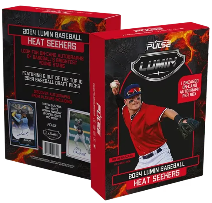 2025 Pulse Lumin Heat Seekers Sealed Retail Baseball Hobby Box - 1 Autographed Baseball Card, Numbered to 99 or Less, Ideal for Hobby Rips, Gifts for Collectors