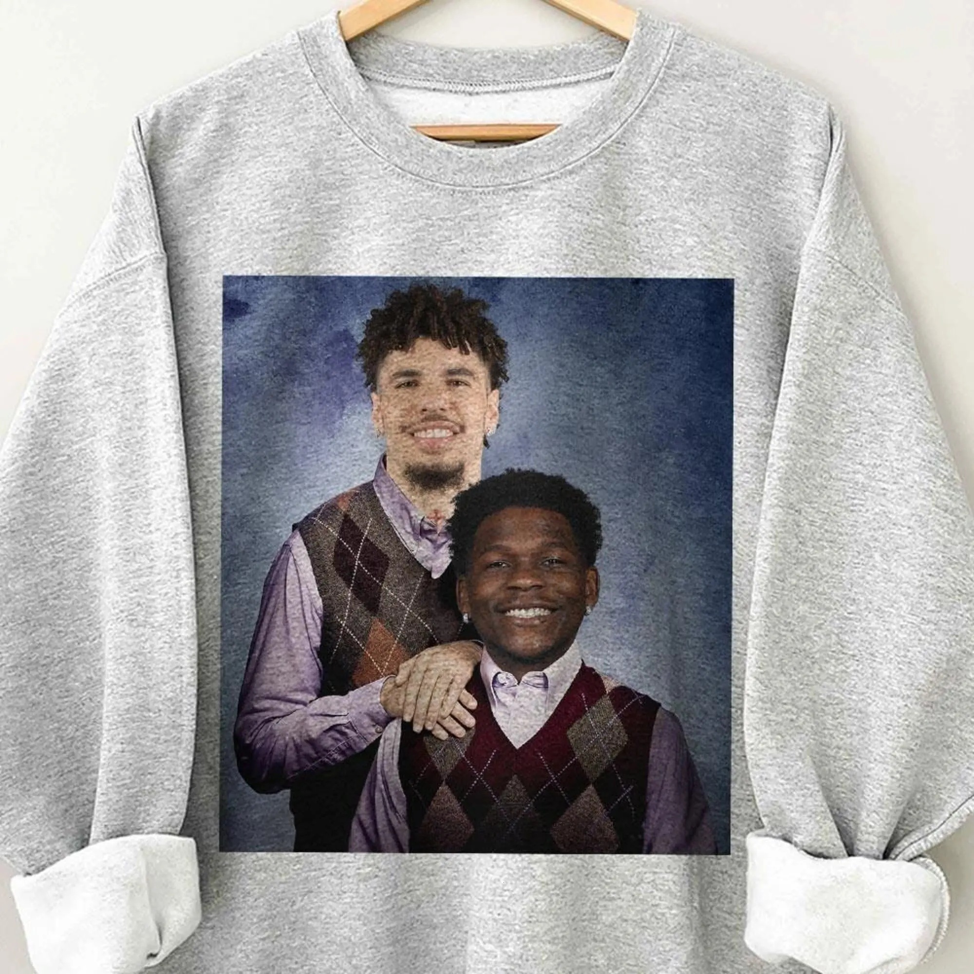 LaMelo Ball Anthony Edwards Funny Basketball Sweatshirt, Minnesota Brother Basketball Sweatshirt