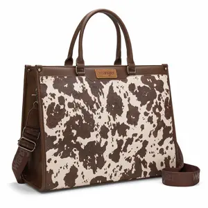 Wrangler Carry-All Large Laptop Tote Work Tote /Crossbody for Women Large Capacity Everyday Use Durable Commuter Purse Teacher,Doctor,Nurse