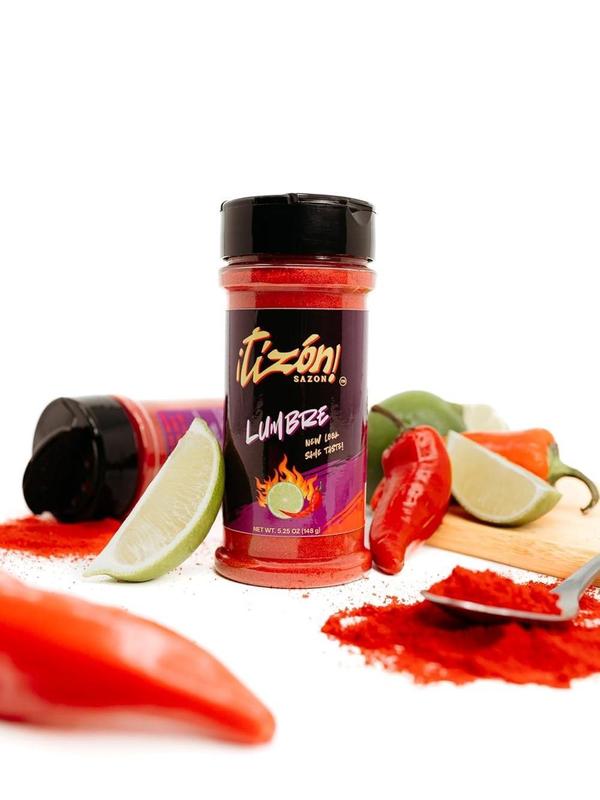 Tizon Lumbre Mexican Seasoning Powder, Fuego Flavor, Snack Seasoning for Popcorn, Chips, Nuts, Fruits
