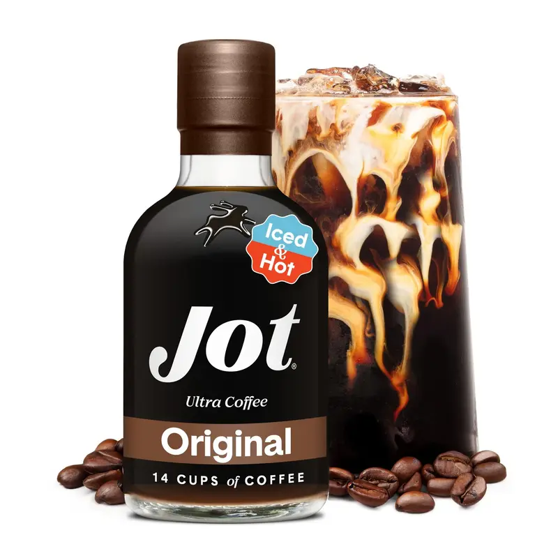 Jot Ultra Coffee Concentrate - Makes 14+ Cups Iced or Hot Coffee in Seconds - 150mg Caffeine, Fresh-Brewed, Premium Coffee