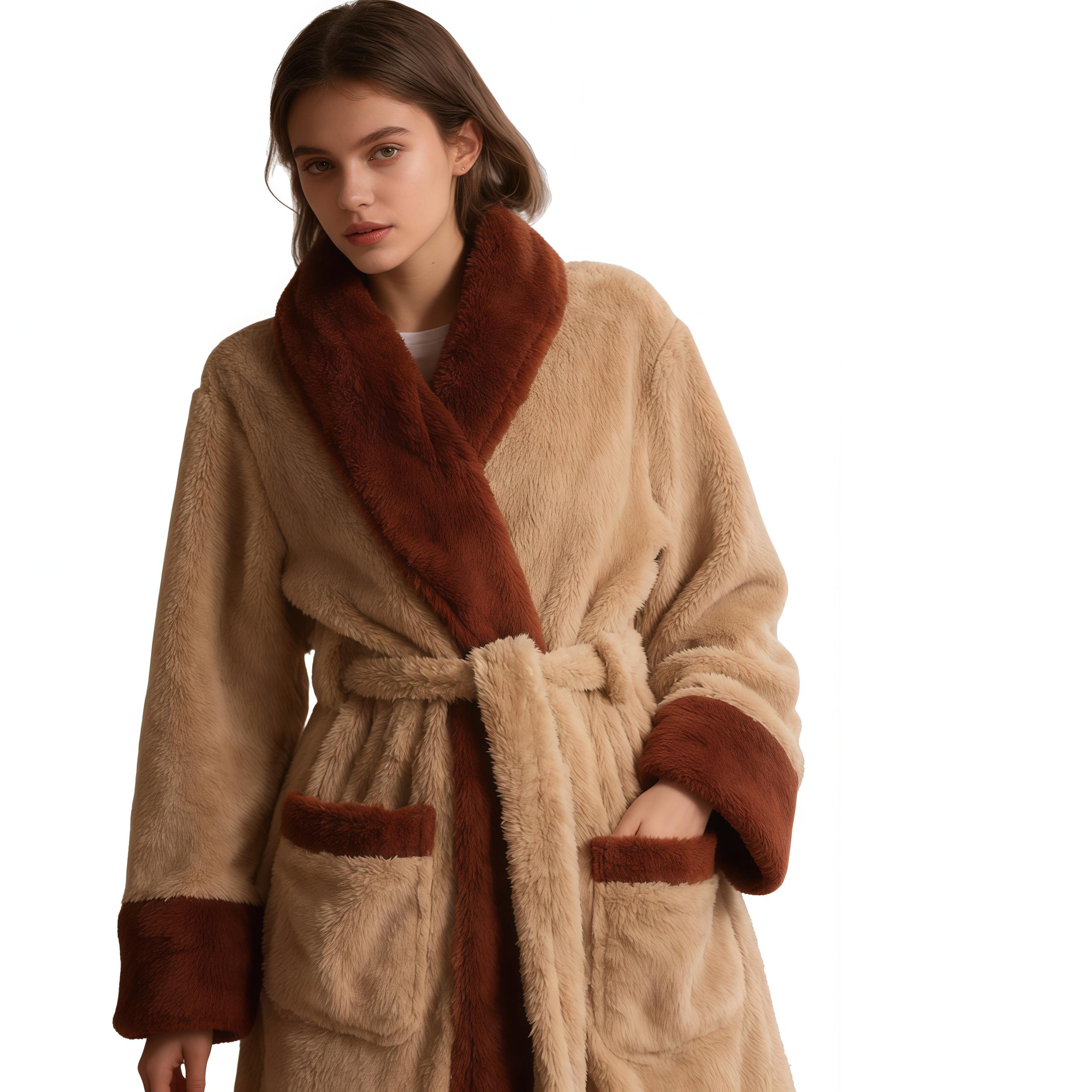 Hoodless Apple-Patterned Bathrobe with Plush Lining and Belted Design for Cozy Comfort eeyore onesie Open Feel Soft and Cozy Plush Material Custom Fit Ideal for Relaxation