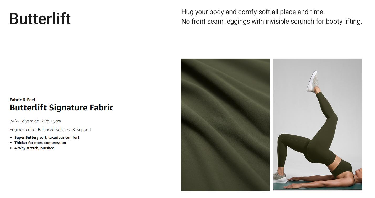 CRZ YOGA Secretsculpt Womens Butterlift Scrunch Butt Workout Leggings 25" /28"- No Front Seam High Waisted Yoga Pants Booty CRZ YOGA Secretsculpt Womens Butterlift Scrunch Butt Workout Leggings 25" /28"- No Front Seam High Waisted Yoga Pants Booty