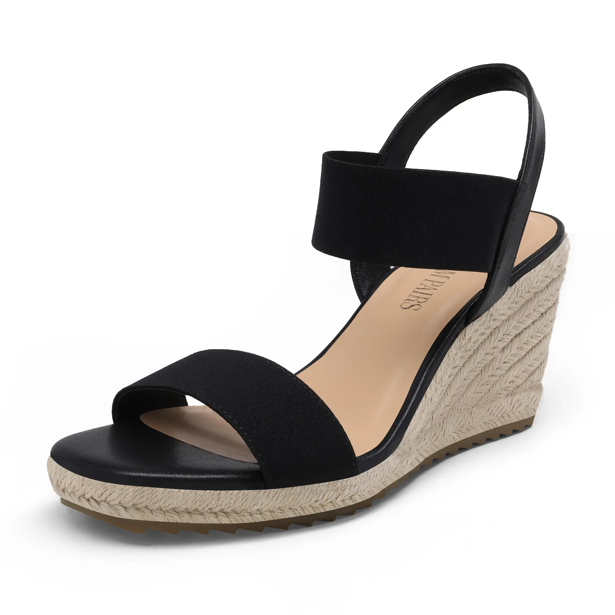 Dream Pairs Wedges for Women, Espadrille Platform Open Toe Sandals, Comfortable Dressy Walking Shoes with Elastic Ankle Strap, Footwear, Stylish, Heeled, Shoes For Women, Women's Shoes