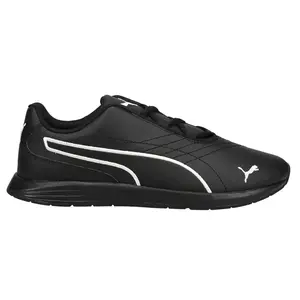PUMA Womens Ella Lace Up Sneakers Shoes Casual - Black