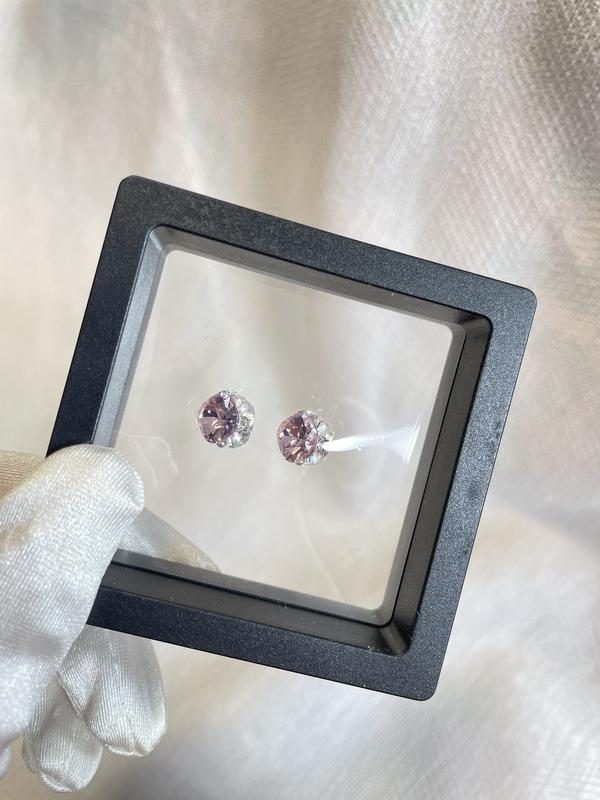 Pink Rhinestone Ball Press-On Nails | Reusable, Easy On & Off, DIY at Home, Includes Tool Kit