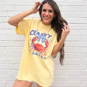If Crabby Please Return To The Beach | Trendy | Spring Break | Summer | Beach | Coastal | Nautical | Vacation Tshirt