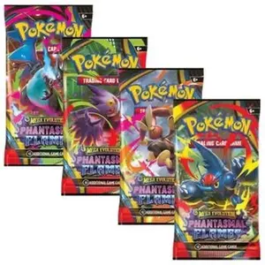 Pokemon Phantasmal Flames Booster Pack - Mega Evolution Additional Game Cards for Collectors Exclusive Cards for Enthusiasts