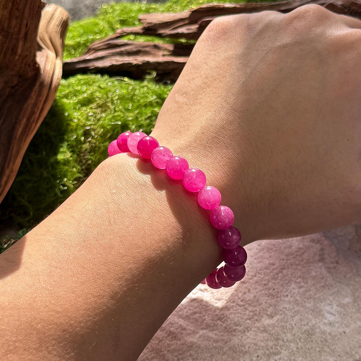 Wishing Stone Bracelet 8Mm Natural Stone Attracts Good Luck And Wealth Is The Best Choice For Gifts