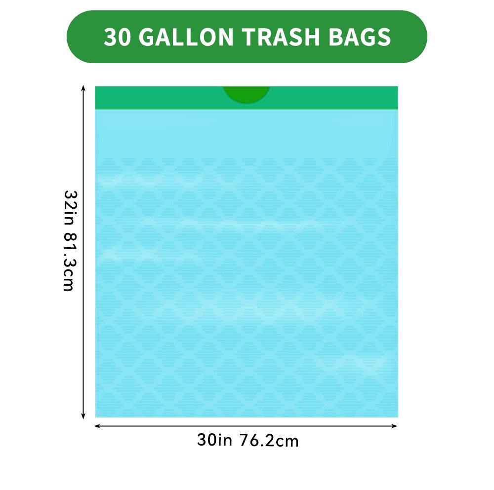 Scotts 30 Gallon Boxed Disposable Non-Rip Blue Large Drawstring Garbage Bags for Large Kitchen Trash Cans, Super 113.5 Liter Industrial, Garden, Home, Commercial Multi-Purpose Cleaning Supplies - Durable, Leak-Proof, Easy to Use Trash Bags