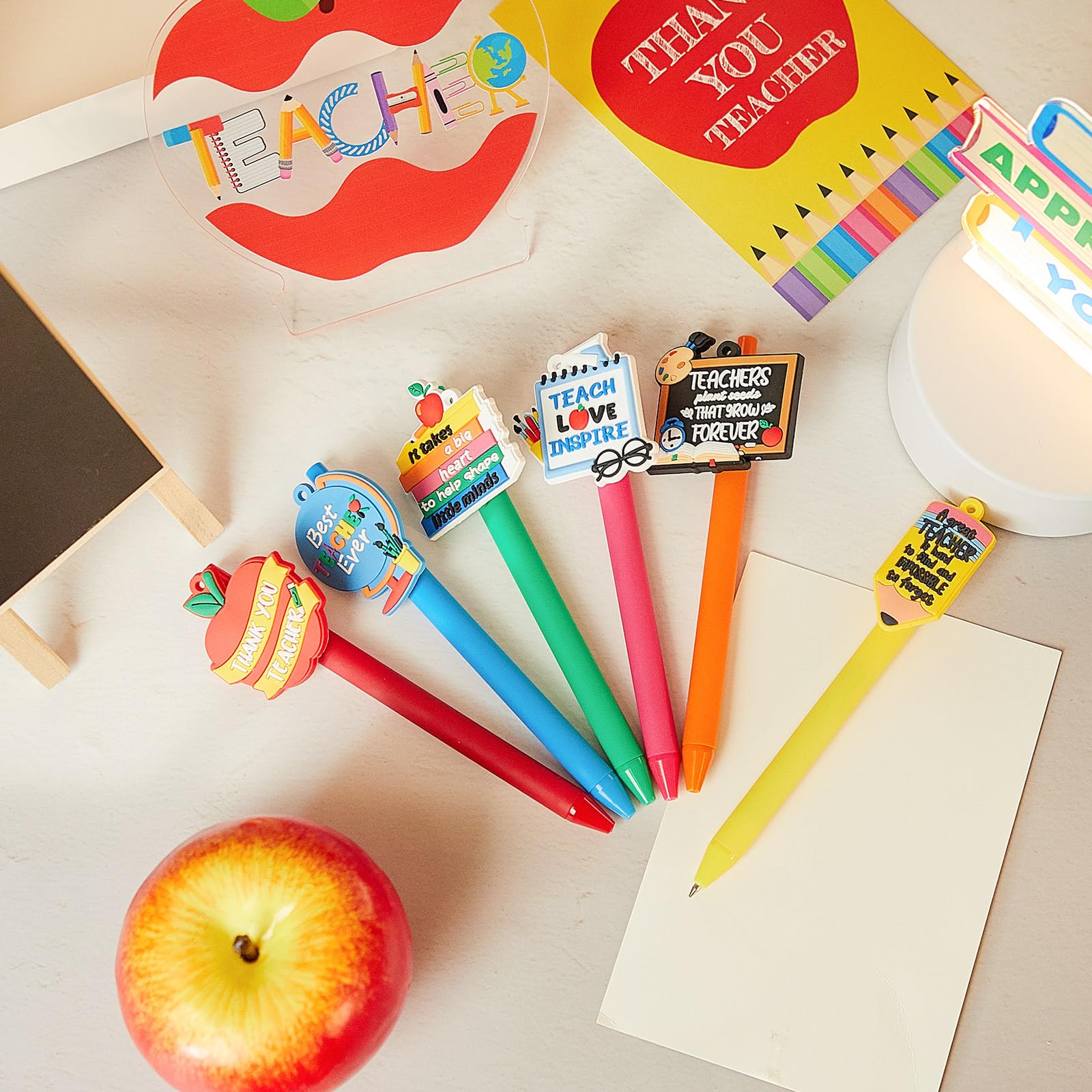 Teacher Pens 9/18pcs Funny Teacher Pens Office Gifts Ballpoint Pen Cute Writing Pen School Appreciation Gifts for Teacher Student Office Workers Volunteer Home Tutor, School Classroom Supplies, Easter Basket Essentials for Teacher