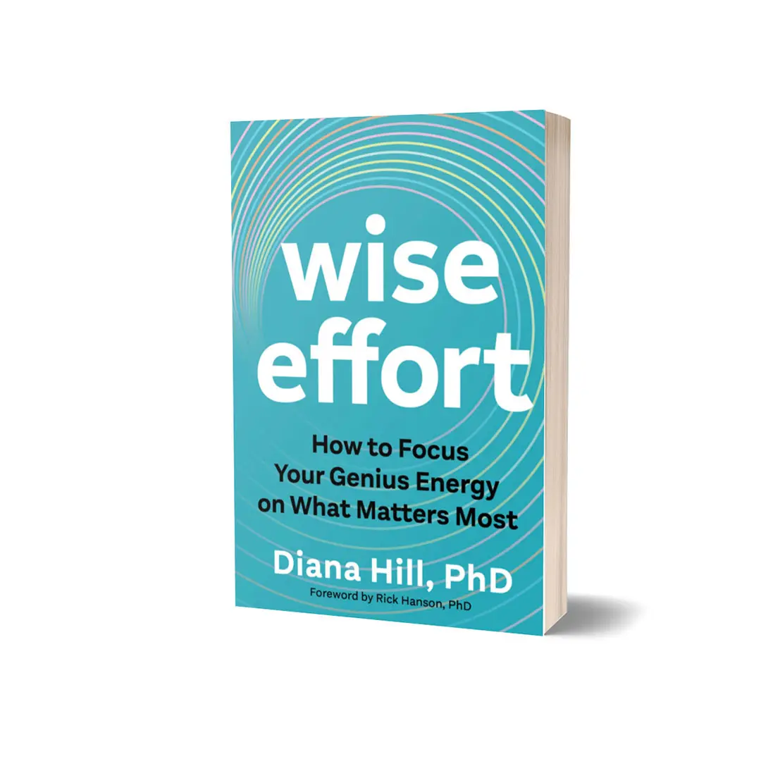 Wise Effort: How to Focus Your Genius Energy on What Matters Most - Diana Hill, PhD (Paperback Career & Self-Help Personal Development Book)